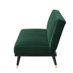 Jack & Alice Canapé convertible Lemming - Velours - Vert foncé -Canapés Soldes Magasin 1000176644 200327 14101600006 DETAILS P000000001000176644