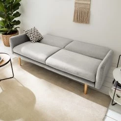 Maison Belfort Canapé convertible Lindoia - Tissu - Gris clair 20 Maison Belfort Canapé convertible Lindoia - Tissu - Gris clair -Canapés Soldes Magasin 1000176654 200409 13522900002 MOOD DETAILS P000000001000176654 mood