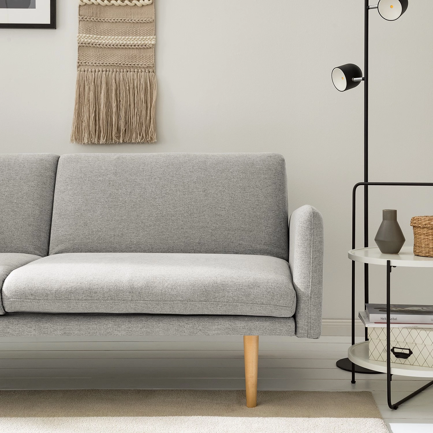 Maison Belfort Canapé convertible Lindoia - Tissu - Gris clair 11 Maison Belfort Canapé convertible Lindoia - Tissu - Gris clair – Image 11