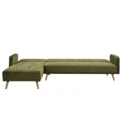 Jack & Alice Canapé d’angle Daru II - Velours - Vert olive -Canapés Soldes Magasin 1000176683 200527 17480500092 DETAILS P000000001000176683