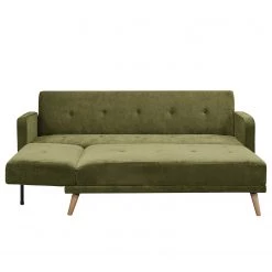 Jack & Alice Canapé d’angle Daru II - Velours - Vert olive -Canapés Soldes Magasin 1000176683 200527 17480500093 DETAILS P000000001000176683