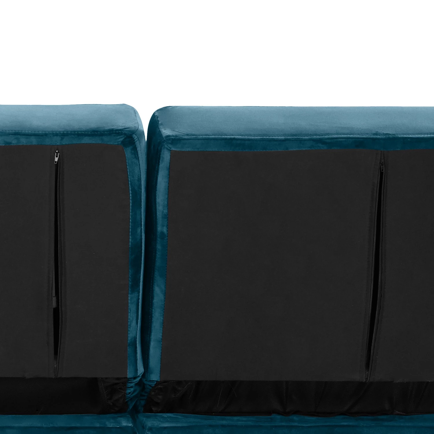 Jack & Alice Canapé d’angle Daru III - Velours - Bleu marine 14 Jack & Alice Canapé d’angle Daru III - Velours - Bleu marine – Image 14