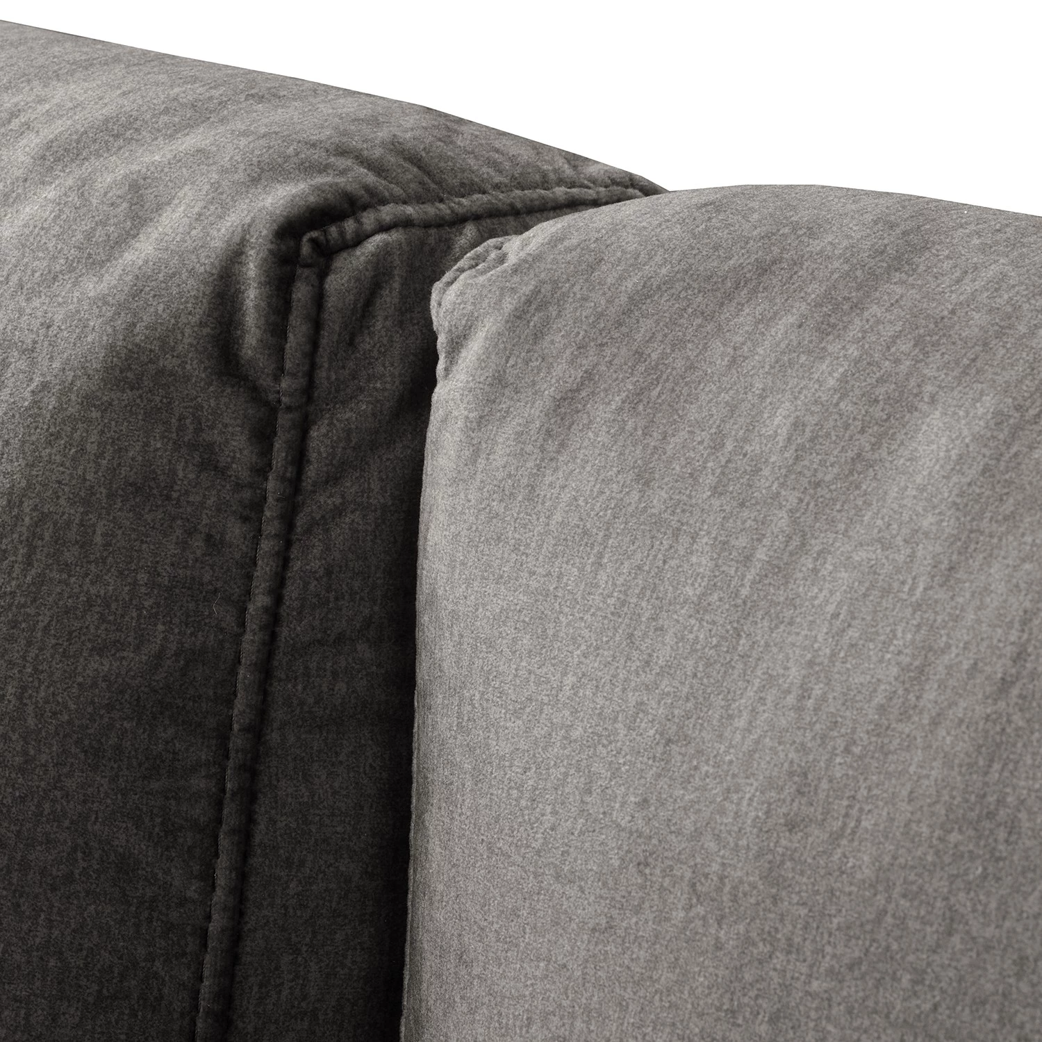 Jack & Alice Canapé Sanchez I (2/3 places) - Velours - Velours Onoli: Gris fumé 7 Jack & Alice Canapé Sanchez I (2/3 places) - Velours - Velours Onoli: Gris fumé – Image 7