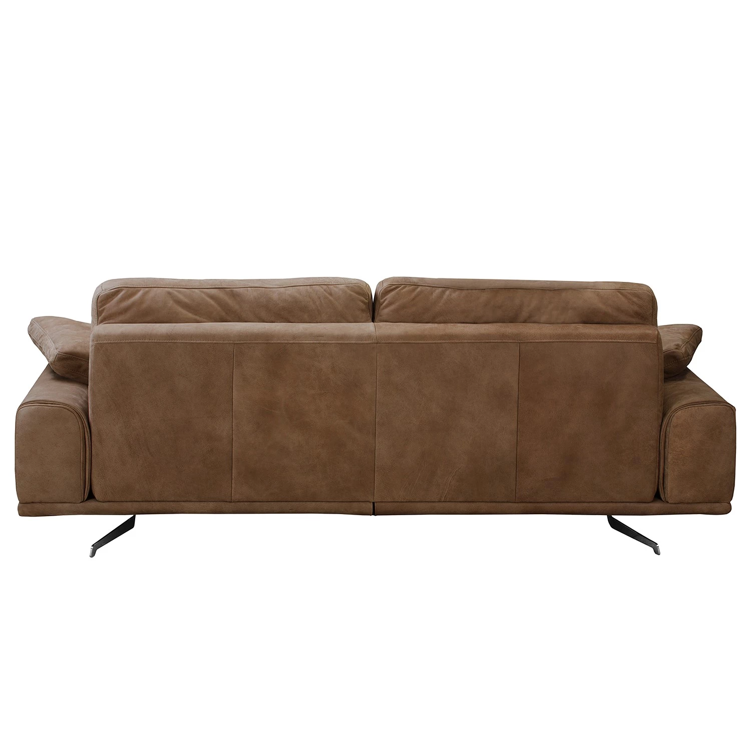 Ars manufacti Canapé Hendra I (2 places) - Cuir véritable - Marron 5 Ars manufacti Canapé Hendra I (2 places) - Cuir véritable - Marron – Image 5