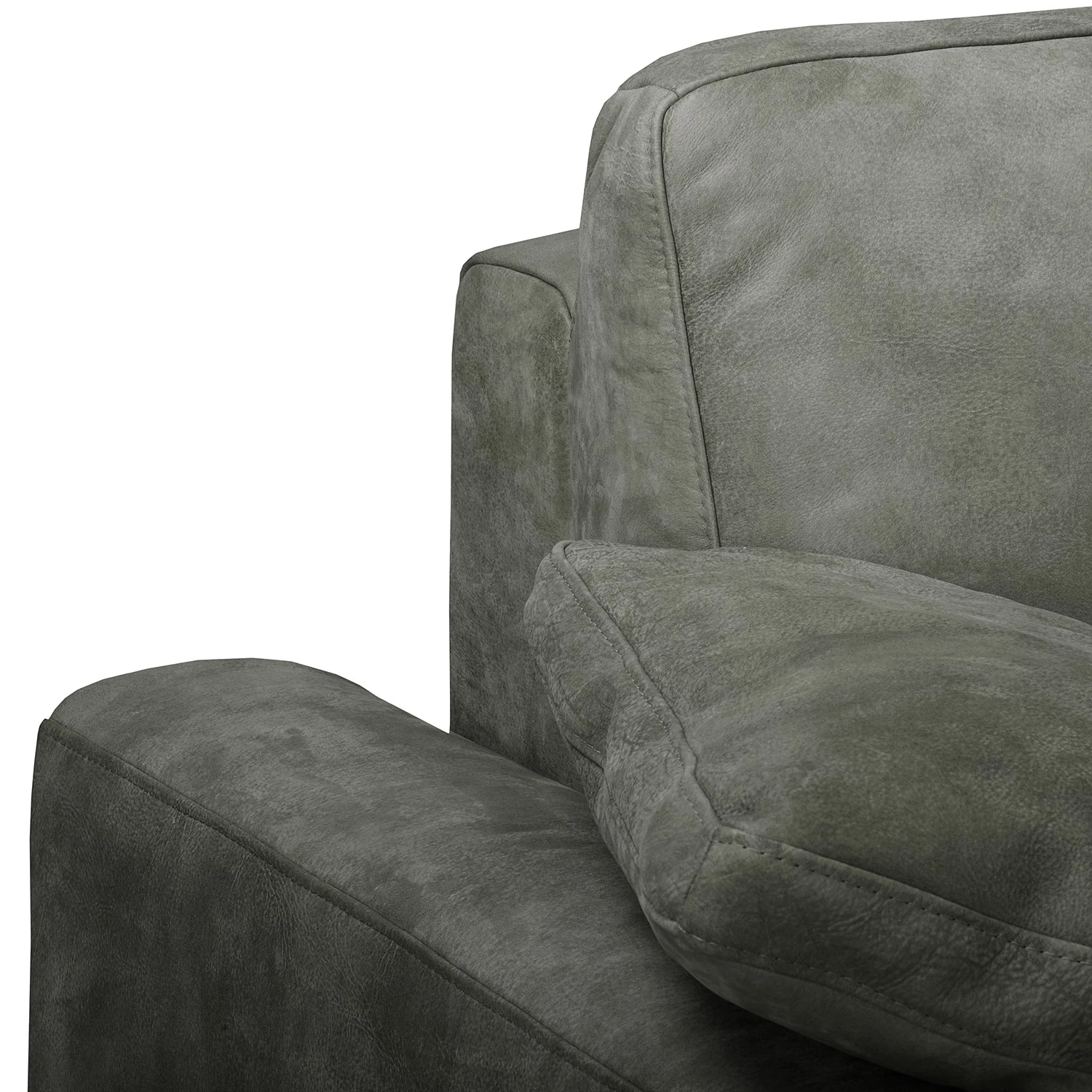 Ars manufacti Canapé Hendra I (3 places) - Cuir véritable - Anthracite 6 Ars manufacti Canapé Hendra I (3 places) - Cuir véritable - Anthracite – Image 6