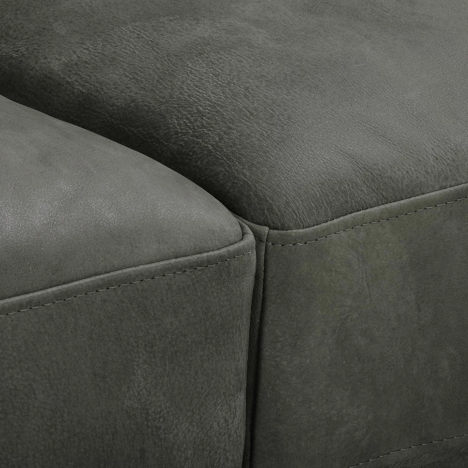 Ars manufacti Canapé Hendra I (3 places) - Cuir véritable - Anthracite 9 Ars manufacti Canapé Hendra I (3 places) - Cuir véritable - Anthracite – Image 9