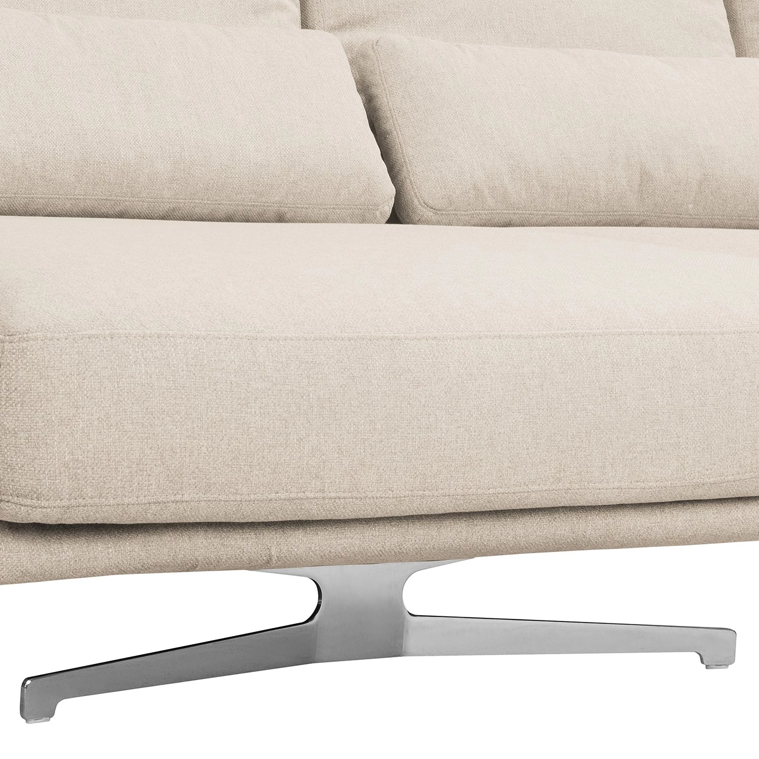 Fredriks Canapé d’angle Lurrip II - Tissu - Tissu Delea: Beige - Méridienne courte à gauche (vue de face) 13 Fredriks Canapé d’angle Lurrip II - Tissu - Tissu Delea: Beige - Méridienne courte à gauche (vue de face) – Image 13