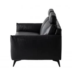 Studio Copenhagen Canapé Harlev (2 places) - Cuir véritable - Noir -Canapés Soldes Magasin 1000179417 200212 09292700032 DETAILS P000000001000179417