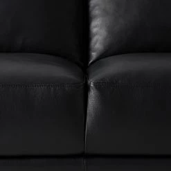 Studio Copenhagen Canapé Harlev (2 places) - Cuir véritable - Noir -Canapés Soldes Magasin 1000179417 200212 09292800039 DETAILS P000000001000179417