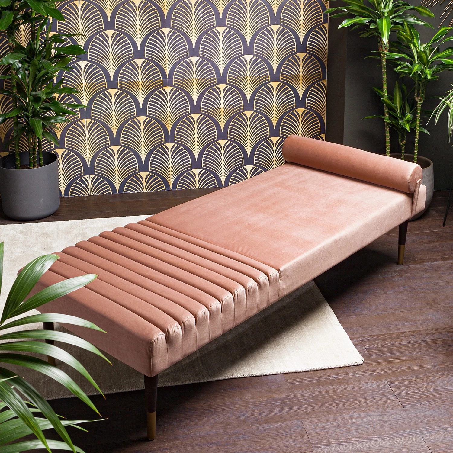 Jack & Alice Méridienne Bellbird - Velours - Mauve 3 Jack & Alice Méridienne Bellbird - Velours - Mauve – Image 3