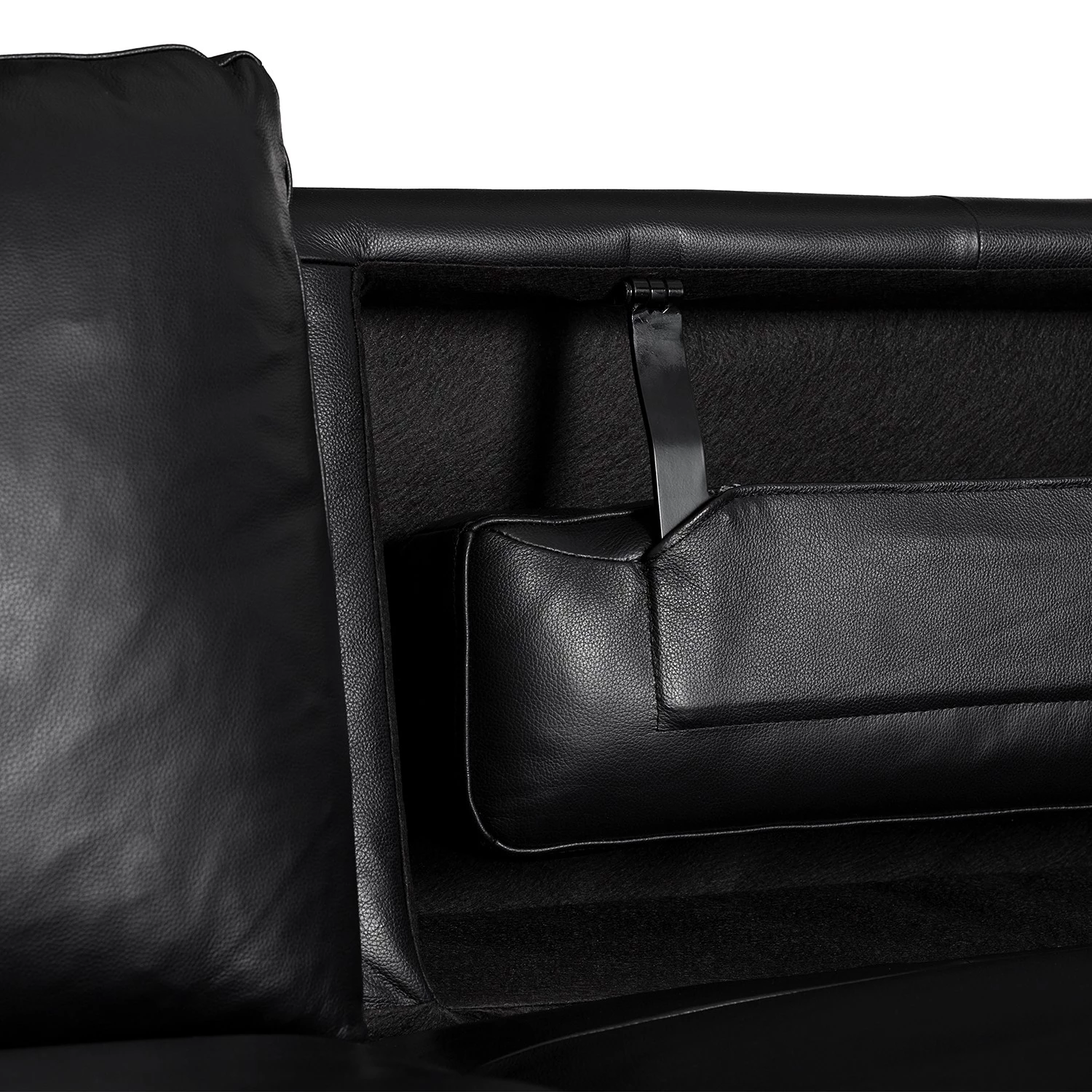 Studio Copenhagen Canapé d’angle Harlev - Cuir véritable - Méridienne courte à droite (vue de face) 15 Studio Copenhagen Canapé d’angle Harlev - Cuir véritable - Méridienne courte à droite (vue de face) – Image 15