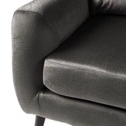 Jack & Alice Canapé Tennyson (2 places) - Velours - Gris -Canapés Soldes Magasin 1000180141 200727 14465100021 DETAILS P000000001000180141