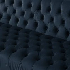 Jack & Alice Canapé Reynella II (3 places) - Velours - Bleu marine 23 Jack & Alice Canapé Reynella II (3 places) - Velours - Bleu marine -Canapés Soldes Magasin 1000180888 201021 14381600024 DETAILS P000000001000180888