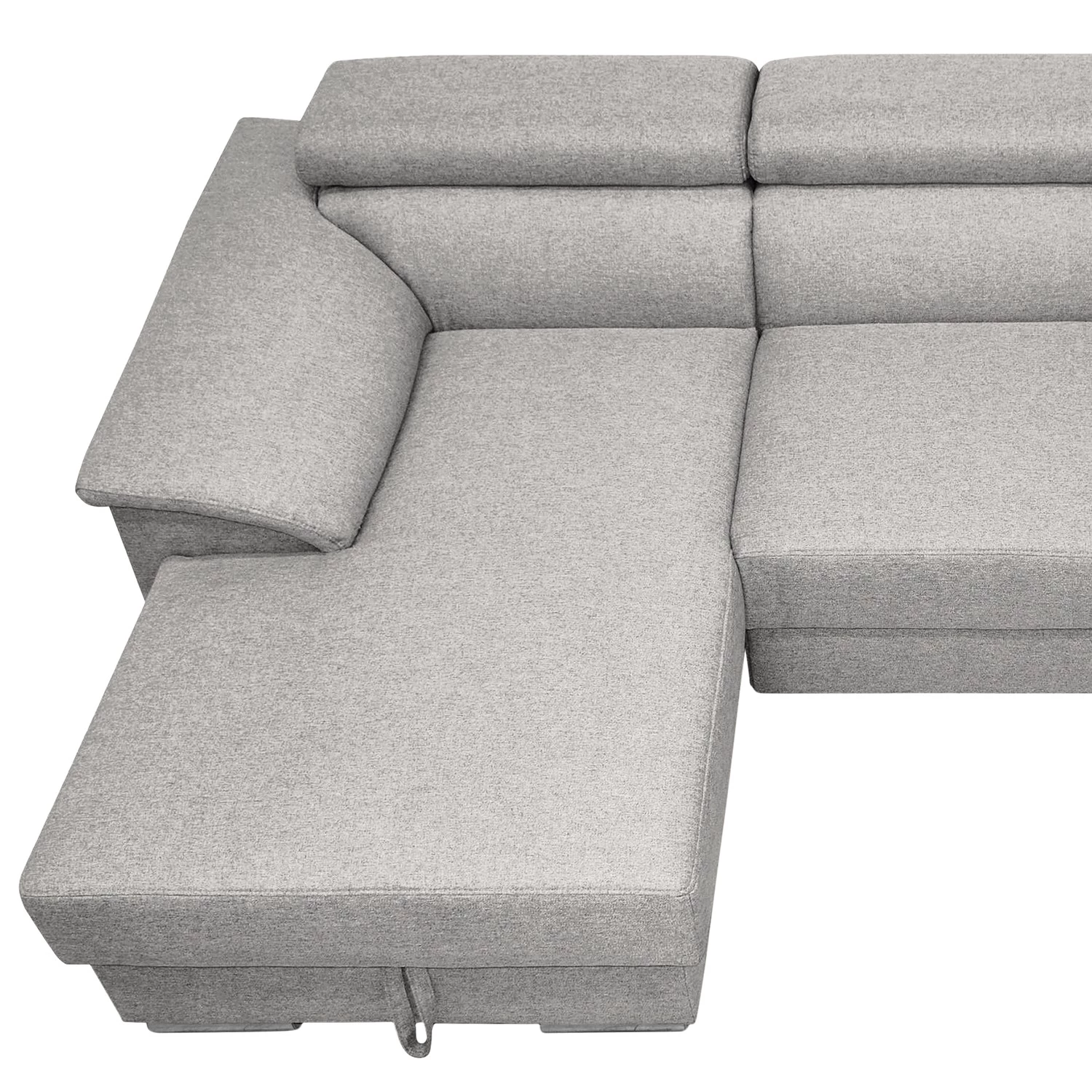 Fredriks Canapé d’angle Swain - Tissu - Gris clair - Méridienne courte à gauche (vue de face) - Sans fonction 6 Fredriks Canapé d’angle Swain - Tissu - Gris clair - Méridienne courte à gauche (vue de face) - Sans fonction – Image 6