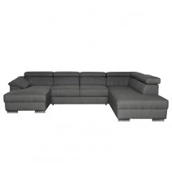 Modoform Canapé panoramique Swain - Tissu - Anthracite - Méridienne courte à gauche (vue de face) - Avec fonction couchage 17 Modoform Canapé panoramique Swain - Tissu - Anthracite - Méridienne courte à gauche (vue de face) - Avec fonction couchage -Canapés Soldes Magasin 1000183420 191111 17585300733 DETAILS P000000001000183420