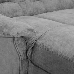 Modoform Canapé panoramique Wells - Tissage à plat - Gris - Méridienne courte à gauche / longue à droite (vue de face) - Sans fonction -Canapés Soldes Magasin 1000183513 191111 17593601254 DETAILS P000000001000183513