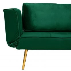 Jack & Alice Canapé convertible Behram III - Velours - Vert foncé 33 Jack & Alice Canapé convertible Behram III - Velours - Vert foncé -Canapés Soldes Magasin 1000183953 200204 08555500041 DETAILS P000000001000183953