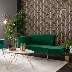 Jack & Alice Canapé convertible Behram III - Velours - Vert foncé 25 Jack & Alice Canapé convertible Behram III - Velours - Vert foncé -Canapés Soldes Magasin 1000183953 200408 21120200002 MOOD DETAILS P000000001000183953 mood