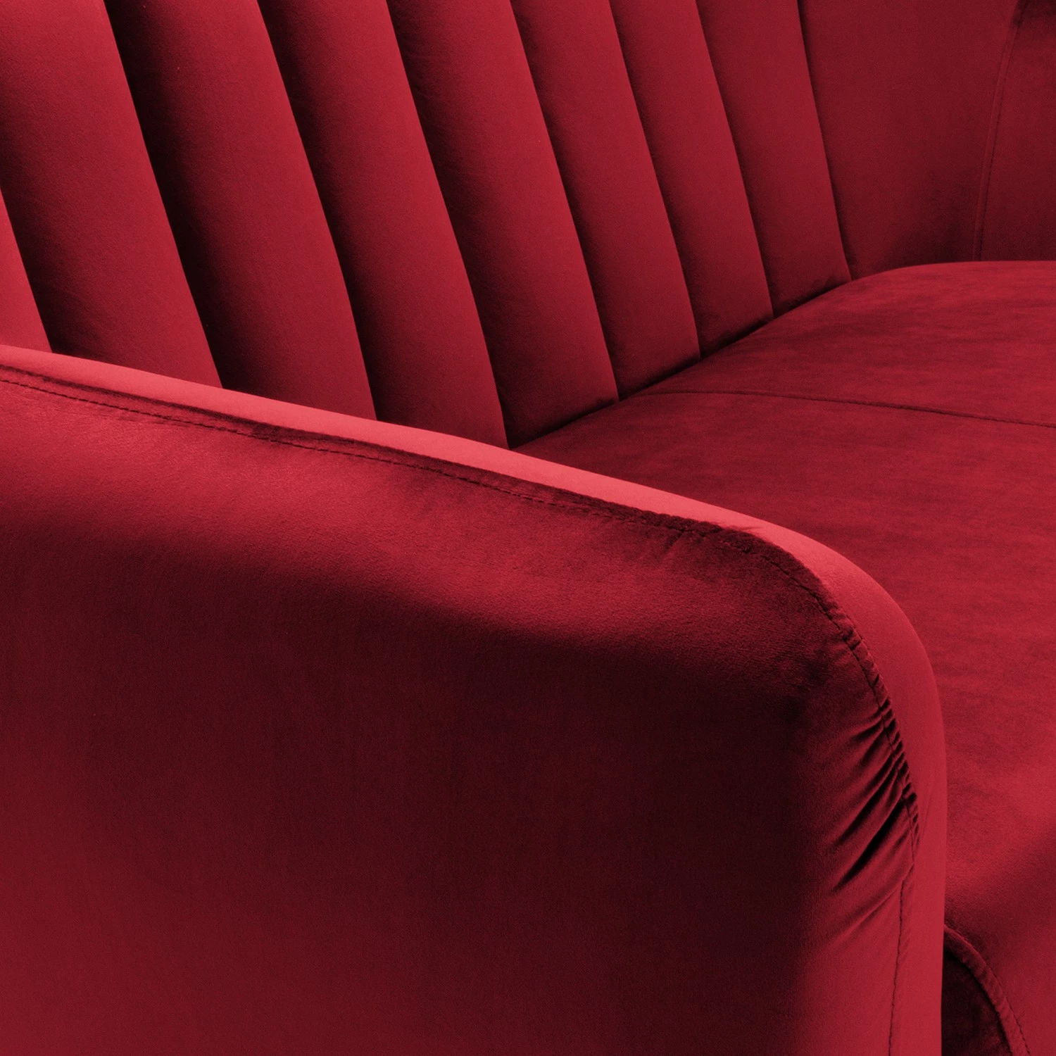 Norrwood Canapé Polva I (2 places) - Velours - Velours Ravi: Rouge 10 Norrwood Canapé Polva I (2 places) - Velours - Velours Ravi: Rouge – Image 10