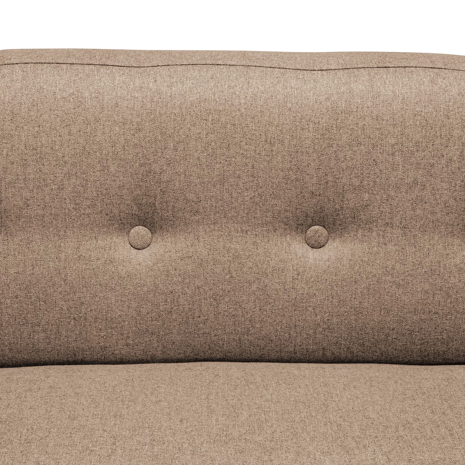 Norrwood Canapé Bette I (3 places) - Tissu - Cappuccino 7 Norrwood Canapé Bette I (3 places) - Tissu - Cappuccino – Image 7