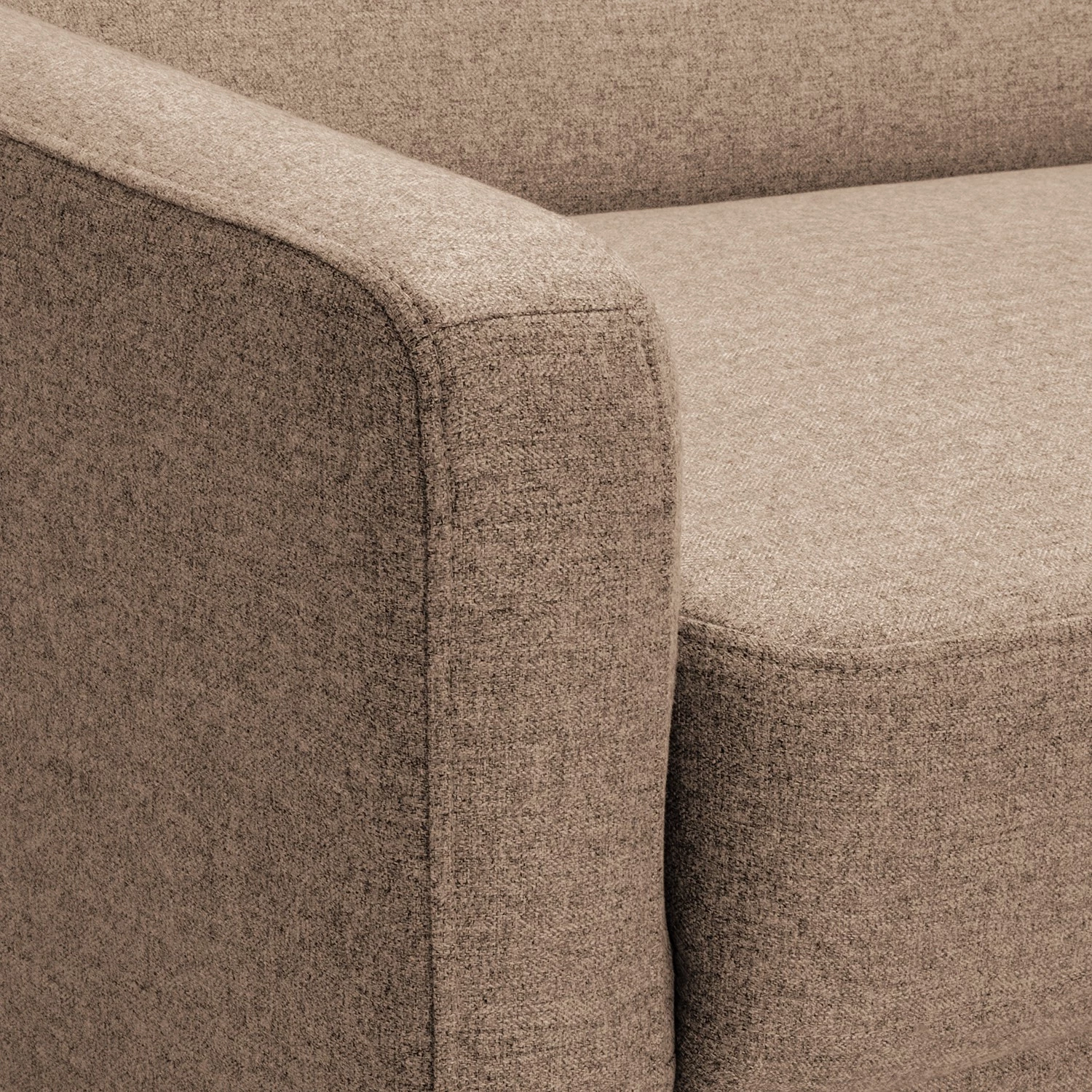 Norrwood Canapé Bette I (3 places) - Tissu - Cappuccino 9 Norrwood Canapé Bette I (3 places) - Tissu - Cappuccino – Image 9
