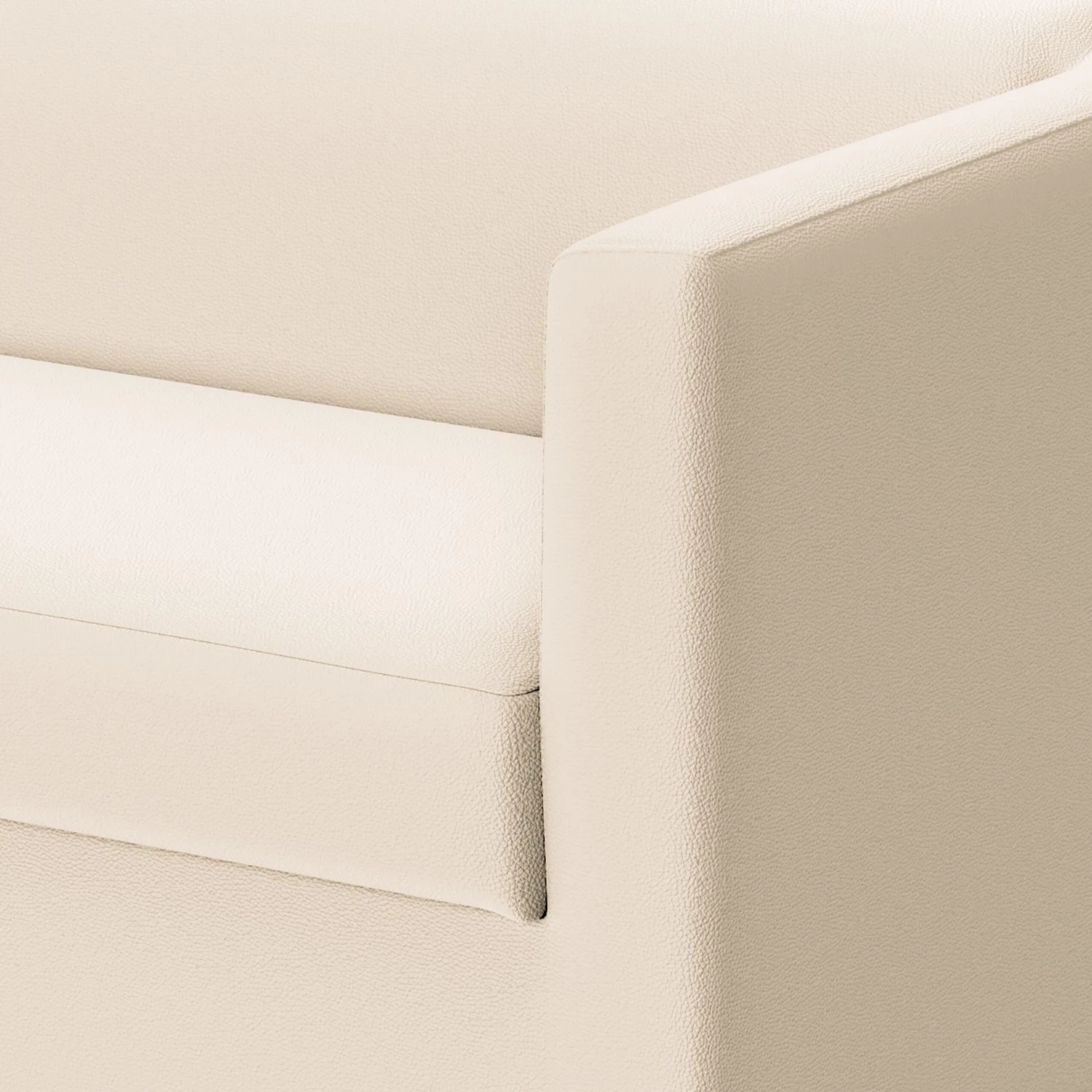 Loftscape Canapé Wilno IV (2 places) - Cuir pigmenté - Blanc 9 Loftscape Canapé Wilno IV (2 places) - Cuir pigmenté - Blanc – Image 9