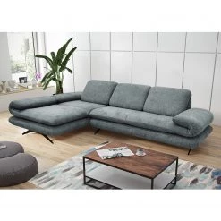 Loftscape Canapé d’angle Whaltey II - Tissu - Gris menthe - Méridienne courte à gauche (vue de face) -Canapés Soldes Magasin 1000186808 191001 12493501393 MOOD DETAILS P000000001000186808 mood