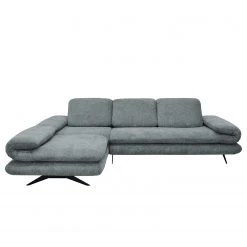 Loftscape Canapé d’angle Whaltey II - Tissu - Gris menthe - Méridienne courte à gauche (vue de face) -Canapés Soldes Magasin 1000186808 191001 12493601395 DETAILS P000000001000186808