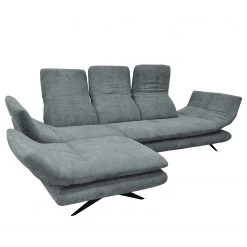 Loftscape Canapé d’angle Whaltey II - Tissu - Gris menthe - Méridienne courte à gauche (vue de face) -Canapés Soldes Magasin 1000186808 191001 12493601397 DETAILS P000000001000186808