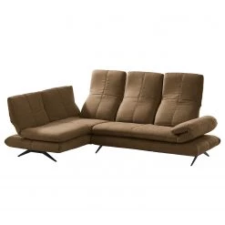 Loftscape Canapé d’angle Whaltey III - Aspect cuir vieilli - Latte macchiatto - Méridienne courte à gauche (vue de face) -Canapés Soldes Magasin 1000186825 210323 15270002209 DETAILS P000000001000186825