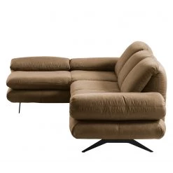 Loftscape Canapé d’angle Whaltey III - Aspect cuir vieilli - Latte macchiatto - Méridienne courte à gauche (vue de face) -Canapés Soldes Magasin 1000186825 210323 15270202212 DETAILS P000000001000186825