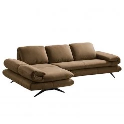 Loftscape Canapé d’angle Whaltey III - Aspect cuir vieilli - Latte macchiatto - Méridienne courte à gauche (vue de face) -Canapés Soldes Magasin 1000186825 210323 15270302214 DETAILS P000000001000186825