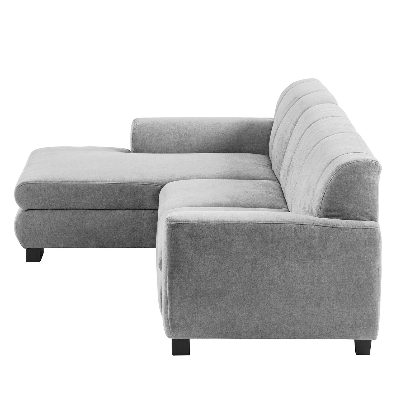 Loftscape Canapé d’angle Lefroy II - Tissu - Granit - Méridienne courte à gauche (vue de face) - Sans fonction 7 Loftscape Canapé d’angle Lefroy II - Tissu - Granit - Méridienne courte à gauche (vue de face) - Sans fonction – Image 7