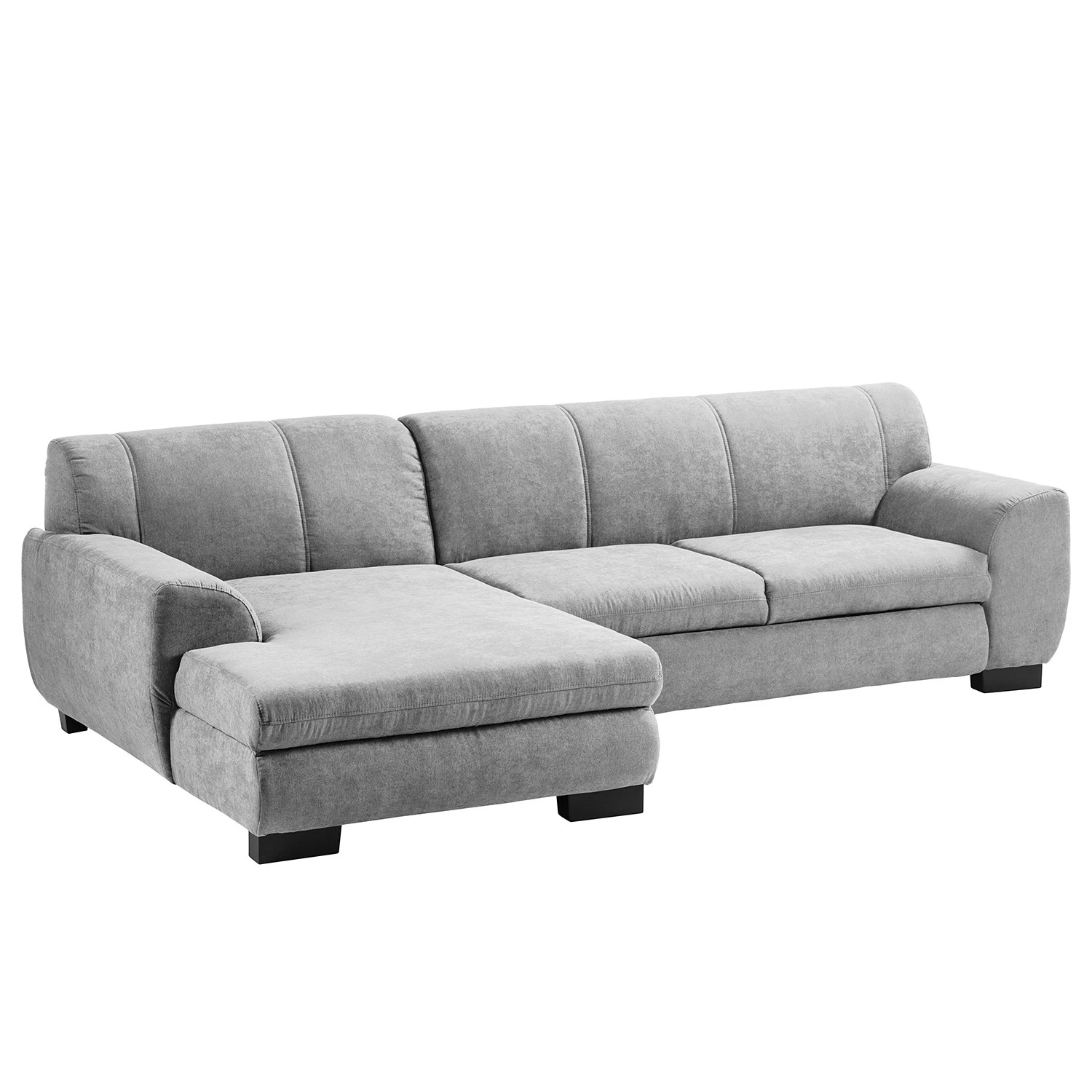 Loftscape Canapé d’angle Lefroy II - Tissu - Granit - Méridienne courte à gauche (vue de face) - Sans fonction 9 Loftscape Canapé d’angle Lefroy II - Tissu - Granit - Méridienne courte à gauche (vue de face) - Sans fonction – Image 9