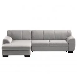 Loftscape Canapé d’angle Lefroy I - Tissu - Gris clair - Méridienne courte à gauche (vue de face) - Fonction couchage -Canapés Soldes Magasin 1000186899 200204 16352001268 DETAILS P000000001000186899