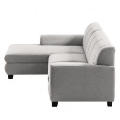 Loftscape Canapé d’angle Lefroy I - Tissu - Gris clair - Méridienne courte à gauche (vue de face) - Fonction couchage -Canapés Soldes Magasin 1000186899 200204 16352001269 DETAILS P000000001000186899