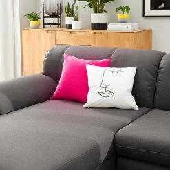 Loftscape Canapé panoramique Lefroy I - Tissage à plat - Gris foncé - Méridienne courte à gauche / longue à droite (vue de face) - Sans fonction -Canapés Soldes Magasin 1000186913 210323 15294202638 MOOD DETAILS P000000001000186913 mood