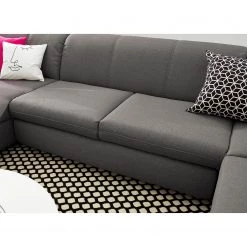 Loftscape Canapé panoramique Lefroy I - Tissage à plat - Gris foncé - Méridienne courte à gauche / longue à droite (vue de face) - Sans fonction -Canapés Soldes Magasin 1000186913 210323 15294202639 MOOD DETAILS P000000001000186913 mood