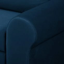 Jack & Alice Canapé convertible Latina XX - Velours - Bleu marine - Largeur : 185 cm -Canapés Soldes Magasin 1000188965 191203 11543600382 DETAILS P000000001000188965
