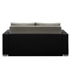 Fredriks Canapé convertible Latina XXI - Imitation cuir / Tissé à plat - Noir / Gris - Largeur : 150 cm -Canapés Soldes Magasin 1000188971 191203 11543800453 DETAILS P000000001000188971