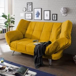 Fredriks Canapé convertible Bolans - Microfibre - Microfibre Ranu: Jaune moutarde 10 Fredriks Canapé convertible Bolans - Microfibre - Microfibre Ranu: Jaune moutarde -Canapés Soldes Magasin 1000189294 191031 16374300240 MOOD DETAILS P000000001000189294 mood