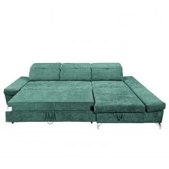 Fredriks Canapé d’angle Easton - Microfibre - Microfibre Ranu: Turquoise - Méridienne courte à droite (vue de face) -Canapés Soldes Magasin 1000189344 191031 16385100619 DETAILS P000000001000189344