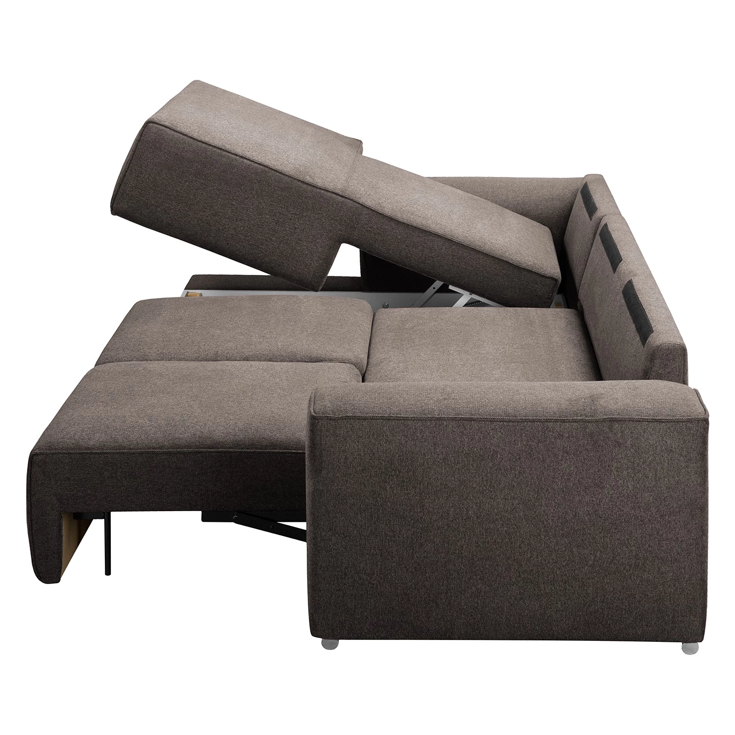 Fredriks Canapé d’angle Mambai - Noix de muscade - Méridienne longue à gauche (vue de face) 9 Fredriks Canapé d’angle Mambai - Noix de muscade - Méridienne longue à gauche (vue de face) – Image 9