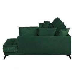 Jack & Alice Canapé panoramique Machado - Vert foncé - Méridienne courte à gauche / longue à droite (vue de face) -Canapés Soldes Magasin 1000189505 191011 18361400628 DETAILS P000000001000189505