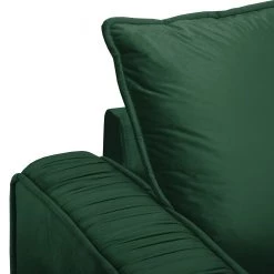 Jack & Alice Canapé panoramique Machado - Vert foncé - Méridienne courte à gauche / longue à droite (vue de face) -Canapés Soldes Magasin 1000189505 191011 18361500631 DETAILS P000000001000189505