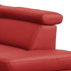 Loftscape Canapé d’angle Lobos - Cuir véritable / Imitation cuir - Rouge - Méridienne longue à droite (vue de face) - Réglage électrique : 1 moteur avec câble -Canapés Soldes Magasin 1000189601 210727 12381000006 DETAILS P000000001000189601