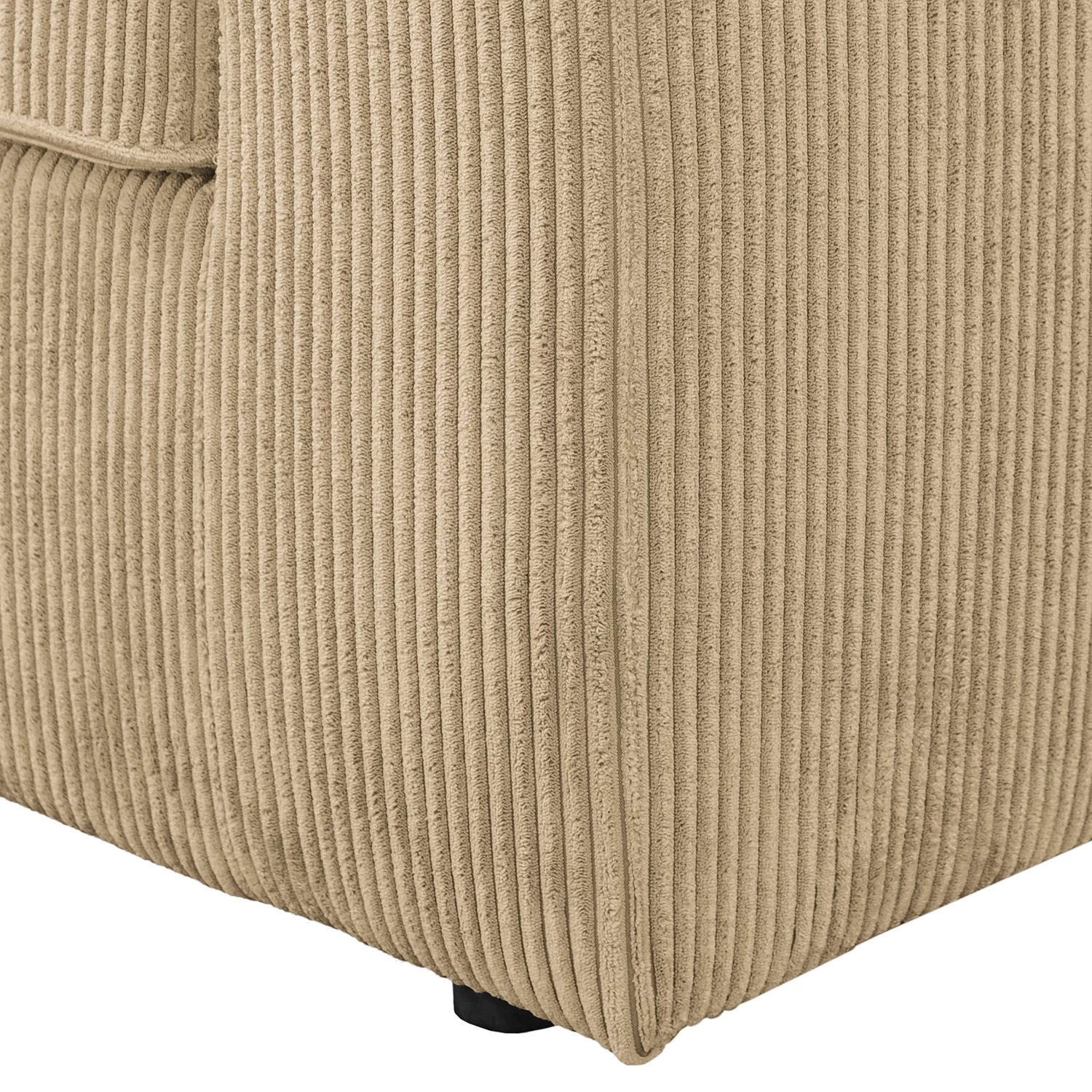 Ars Natura Canapé d’angle Jacuma - Velours côtelé - Beige - Méridienne longue à gauche (vue de face) 8 Ars Natura Canapé d’angle Jacuma - Velours côtelé - Beige - Méridienne longue à gauche (vue de face) – Image 8