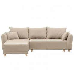 Norrwood Canapé d’angle Jardins - Tissu structuré - Beige - Méridienne courte à gauche (vue de face) -Canapés Soldes Magasin 1000191652 191121 19045901457 DETAILS P000000001000191652