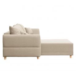 Norrwood Canapé d’angle Jardins - Tissu structuré - Beige - Méridienne courte à gauche (vue de face) -Canapés Soldes Magasin 1000191652 191121 19045901458 DETAILS P000000001000191652