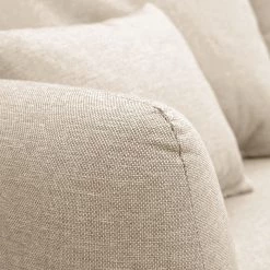 Norrwood Canapé d’angle Jardins - Tissu structuré - Beige - Méridienne courte à gauche (vue de face) -Canapés Soldes Magasin 1000191652 191121 19050001464 DETAILS P000000001000191652